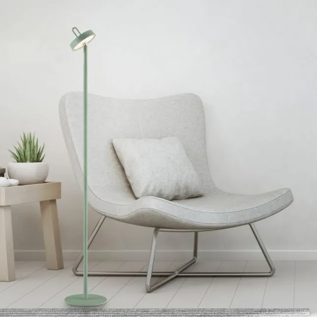LED Akku Stehleuchte grün Touchdimmer IP44 Innenbereich Garten