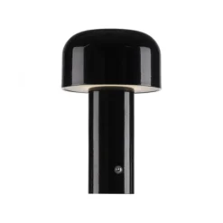 LED Akku Tischleuchte schwarz Pilzform dimmbar per Touch USB