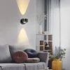 LED Akku Wandleuchte AKKU-CHIA, schwarz,