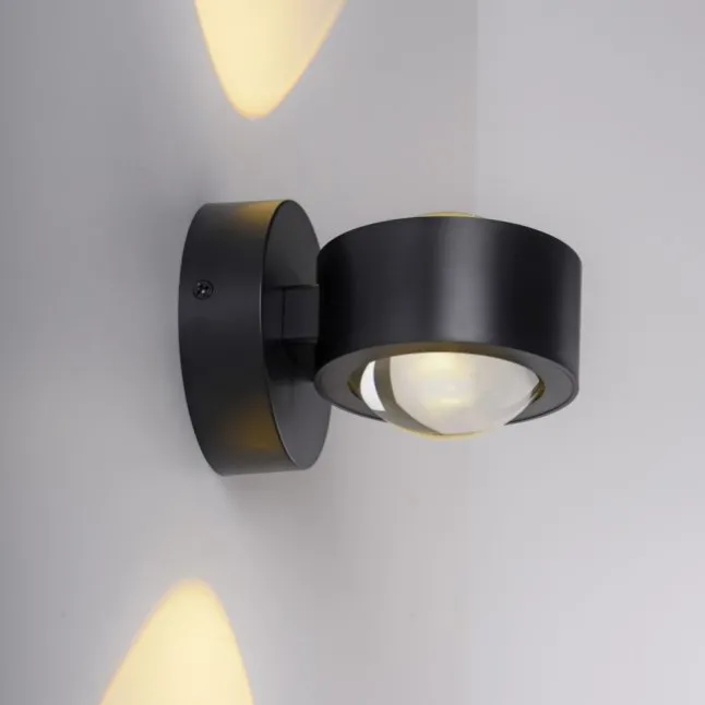 LED Akku Wandleuchte AKKU-CHIA, schwarz,
