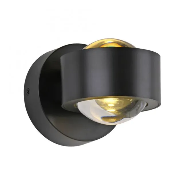 LED Akku Wandleuchte AKKU-CHIA, schwarz,