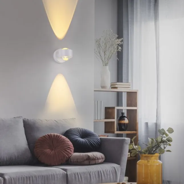 LED Akku Wandleuchte AKKU-CHIA, weiss