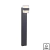 LED-Außenleuchte, Wegleuchte, anthrazit, IP44, Warmweiß