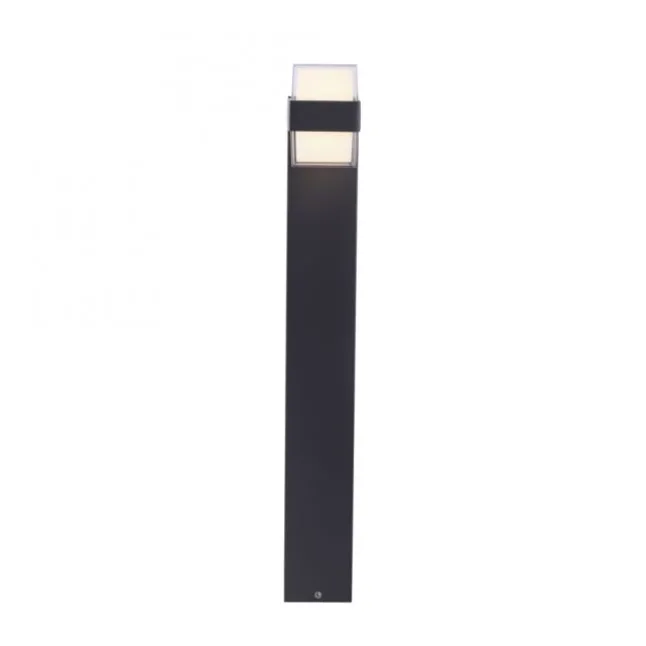 LED-Außenleuchte, Wegleuchte, anthrazit, IP44, Warmweiß