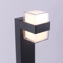 LED-Außenleuchte, Wegleuchte, anthrazit, IP44, Warmweiß