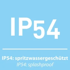 LED-Außenwandleuchte, anthrazit, beidseitig beleuchtet, warmweiß, IP44