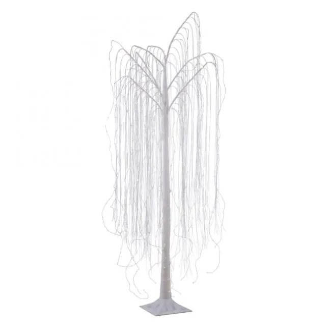 LED Baum, weiß, Weidenoptik, warmweißes Licht, spritzwassergeschützt