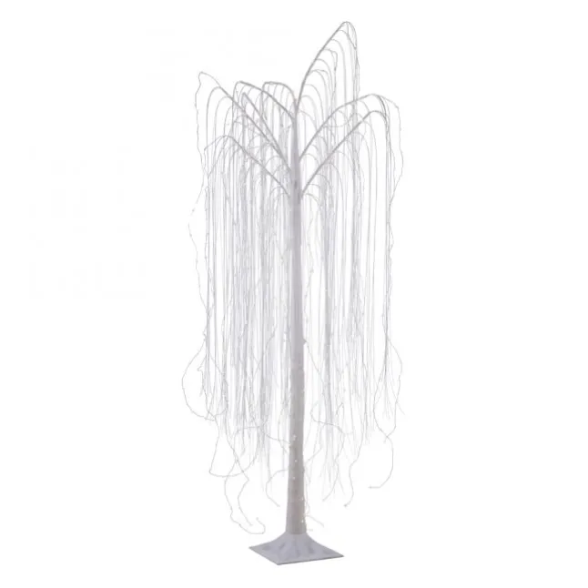 LED Baum, weiß, Weidenoptik, warmweißes Licht, spritzwassergeschützt