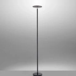 LED-Deckenfluter, schwarz, verstellbaren Fluterkopf, Stehlampe