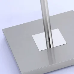 LED-Deckenfluter, stahlfarben, Lesearm, dimmbar, 180cm hoch