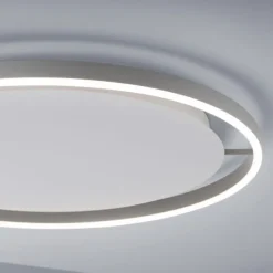 LED Deckenleuchte aluminium rund Ø60cm dimmbar Switchmo warmweiß