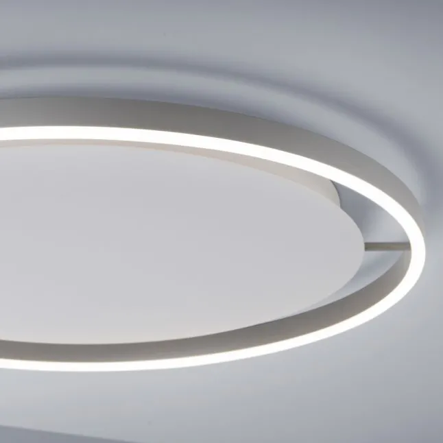 LED Deckenleuchte aluminium rund Ø60cm dimmbar Switchmo warmweiß