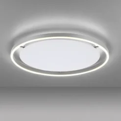 LED Deckenleuchte aluminium rund Ø60cm dimmbar Switchmo warmweiß