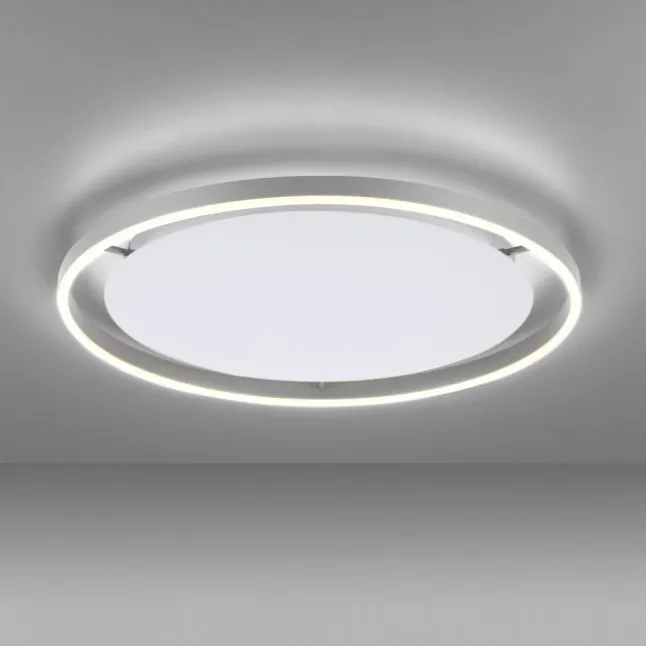 LED Deckenleuchte aluminium rund Ø60cm dimmbar Switchmo warmweiß