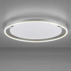 LED Deckenleuchte aluminium rund Ø60cm dimmbar Switchmo warmweiß