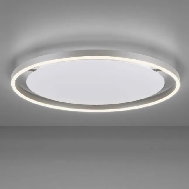 LED Deckenleuchte aluminium rund Ø60cm dimmbar Switchmo warmweiß