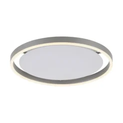 LED Deckenleuchte aluminium rund Ø40cm dimmbar Switchmo warmweiß