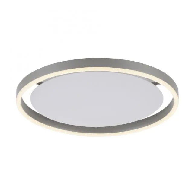 LED Deckenleuchte aluminium rund Ø40cm dimmbar Switchmo warmweiß