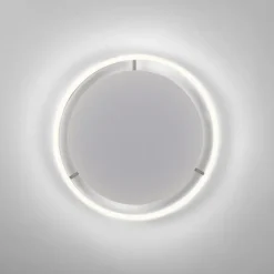 LED Deckenleuchte aluminium rund Ø40cm dimmbar Switchmo warmweiß