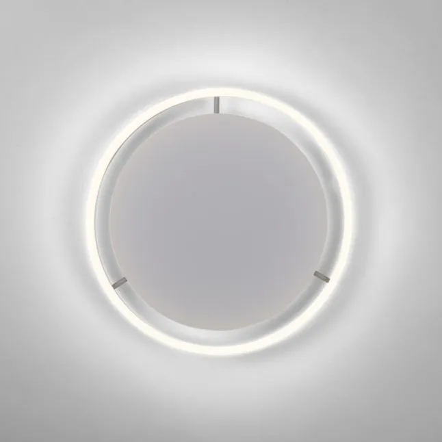 LED Deckenleuchte aluminium rund Ø40cm dimmbar Switchmo warmweiß