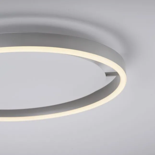 LED Deckenleuchte aluminium rund Ø40cm dimmbar Switchmo warmweiß