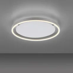 LED Deckenleuchte aluminium rund Ø40cm dimmbar Switchmo warmweiß