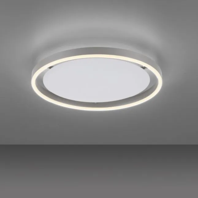 LED Deckenleuchte aluminium rund Ø40cm dimmbar Switchmo warmweiß