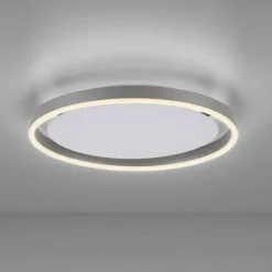 LED Deckenleuchte aluminium rund Ø40cm dimmbar Switchmo warmweiß