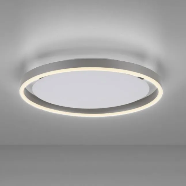 LED Deckenleuchte aluminium rund Ø40cm dimmbar Switchmo warmweiß