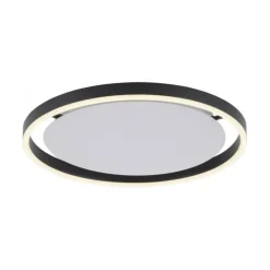 LED Deckenleuchte anthrazit rund Ø40cm dimmbar Switchmo warmweiß