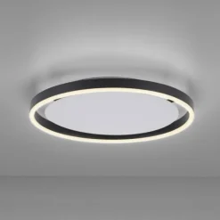 LED Deckenleuchte anthrazit rund Ø40cm dimmbar Switchmo warmweiß