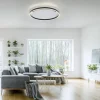 LED Deckenleuchte anthrazit rund Ø60cm dimmbar Switchmo warmweiß