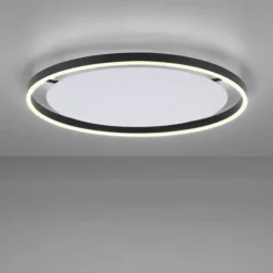 LED Deckenleuchte anthrazit rund Ø60cm dimmbar Switchmo warmweiß