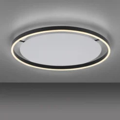 LED Deckenleuchte anthrazit rund Ø60cm dimmbar Switchmo warmweiß