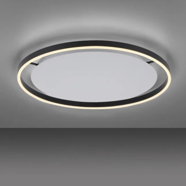 LED Deckenleuchte anthrazit rund Ø60cm dimmbar Switchmo warmweiß