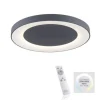 LED-Deckenleuchte, anthrazit-grau, dimmbar, CCT-Farbmanagement, Memory Funktion