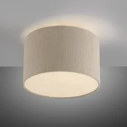 LED Deckenleuchte beige GREEN Cord Lampenschirm Schlafzimmer