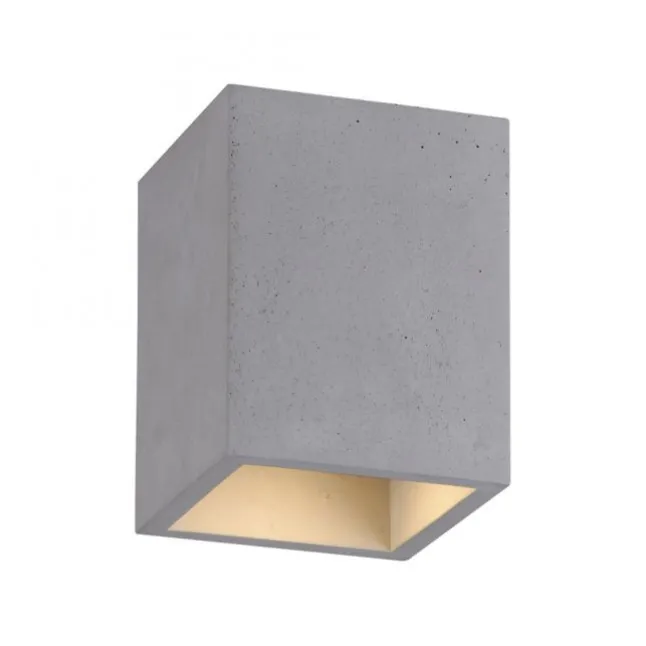 LED-Deckenleuchte, betonfarben, GU10, LED wechselbar, IP20