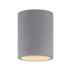 LED Deckenleuchte, betonfarben, GU10, LED wechselbar, IP20