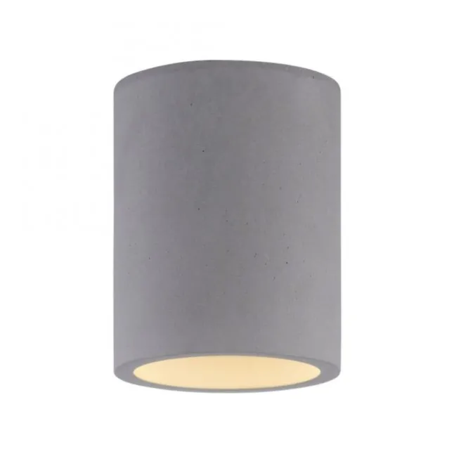 LED Deckenleuchte, betonfarben, GU10, LED wechselbar, IP20