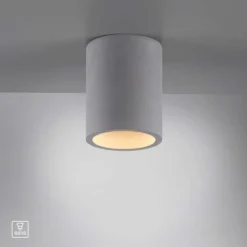 LED Deckenleuchte, betonfarben, GU10, LED wechselbar, IP20