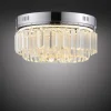 LED Deckenleuchte chrom Kristallanhänger dimmbar Memoryfunktion