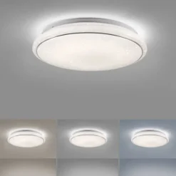 LED Deckenleuchte Ø44cm rund Sternenhimmel Farbwechsel CCT Memoryfunktion