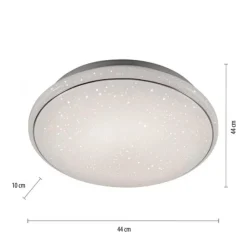 LED Deckenleuchte Ø44cm rund Sternenhimmel Farbwechsel CCT Memoryfunktion