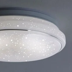 LED Deckenleuchte Ø44cm rund Sternenhimmel Farbwechsel CCT Memoryfunktion