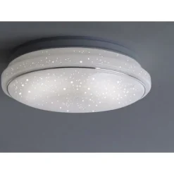 LED Deckenleuchte Ø35cm rund Sternenhimmel Farbwechsel CCT Memoryfunktion