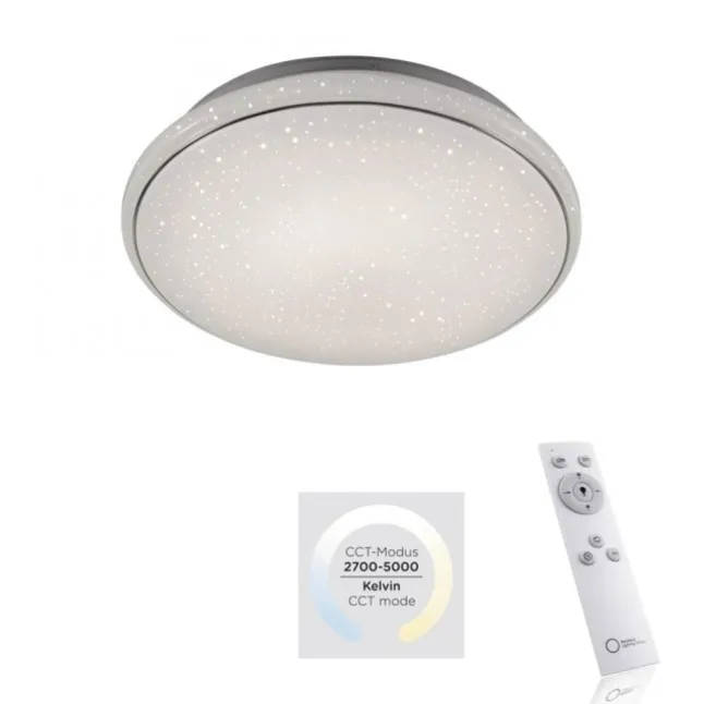 LED Deckenleuchte Ø59cm rund Sternenhimmel Farbwechsel CCT Memoryfunktion