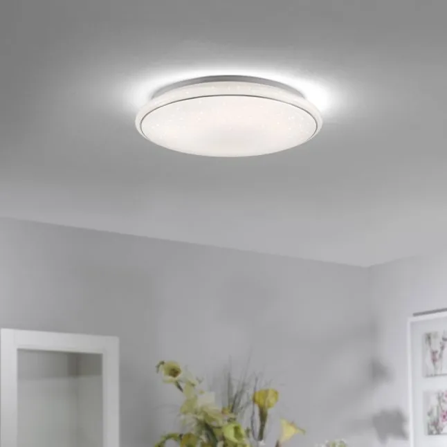 LED Deckenleuchte Ø59cm rund Sternenhimmel Farbwechsel CCT Memoryfunktion