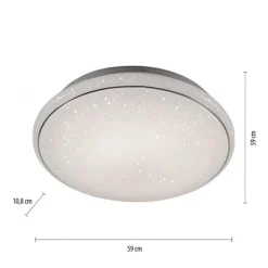 LED Deckenleuchte Ø59cm rund Sternenhimmel Farbwechsel CCT Memoryfunktion