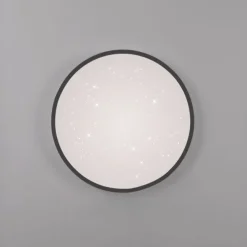 LED Deckenleuchte D=49cm schwarz Sternenhimmeloptik dimmbar